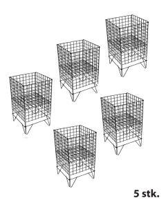 Gitter-Wühlkorb - 5 stk. - Schwarz - Nancy 1 