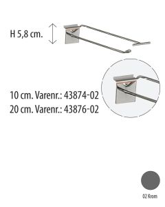 T-Haken - Einzel, für Lamellenwand.