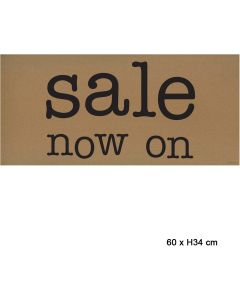 Poster - Sale now on - B 64 x H 30 cm.