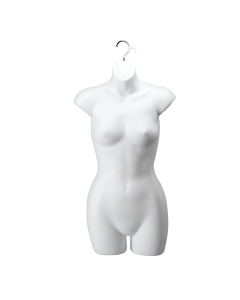 Hängender Torso - Weiblich, Hvid