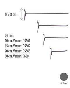 Einzelhaken- Lamellenwand - Verchromt